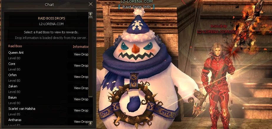 Raid Boss Drop Informer